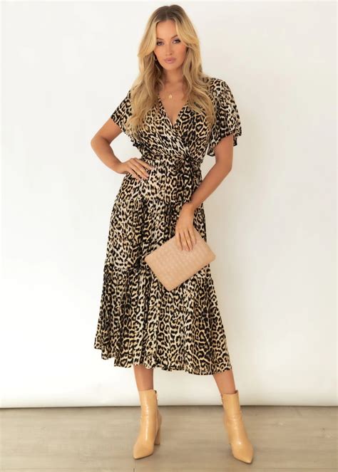 leopard print summer dress.